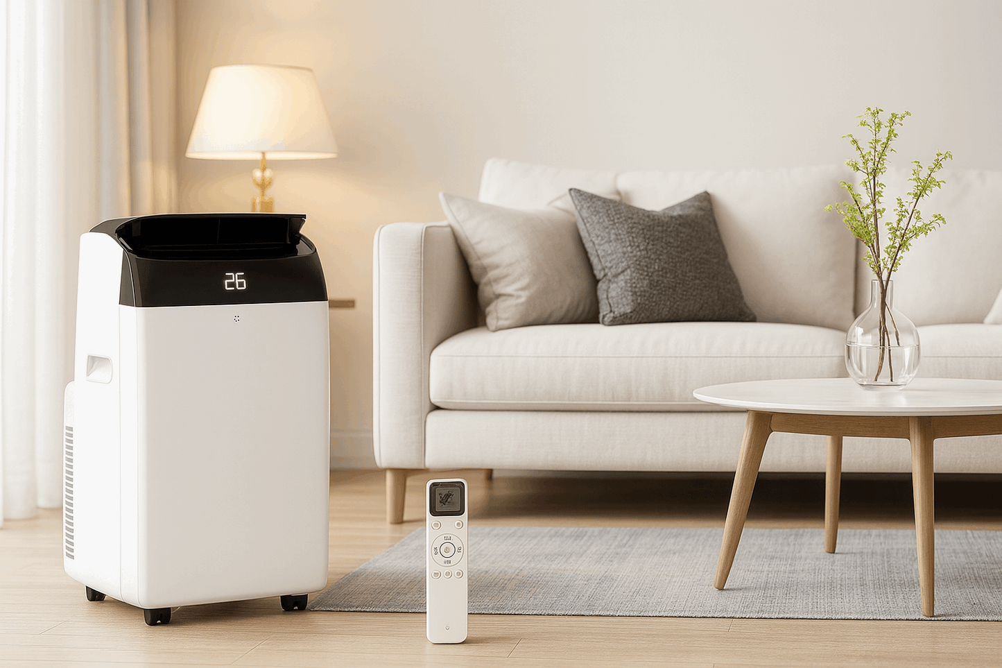 Pro 12,000 BTU Portable 4-in-1 AC with Heating & Dehumidifier